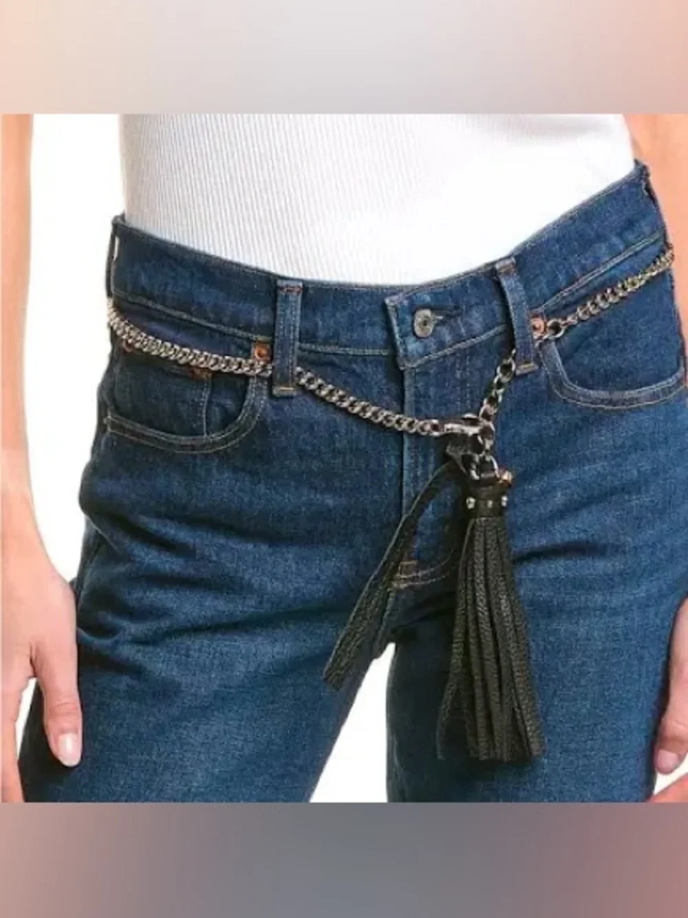 Gucci Chain Tassel Belt 85/34